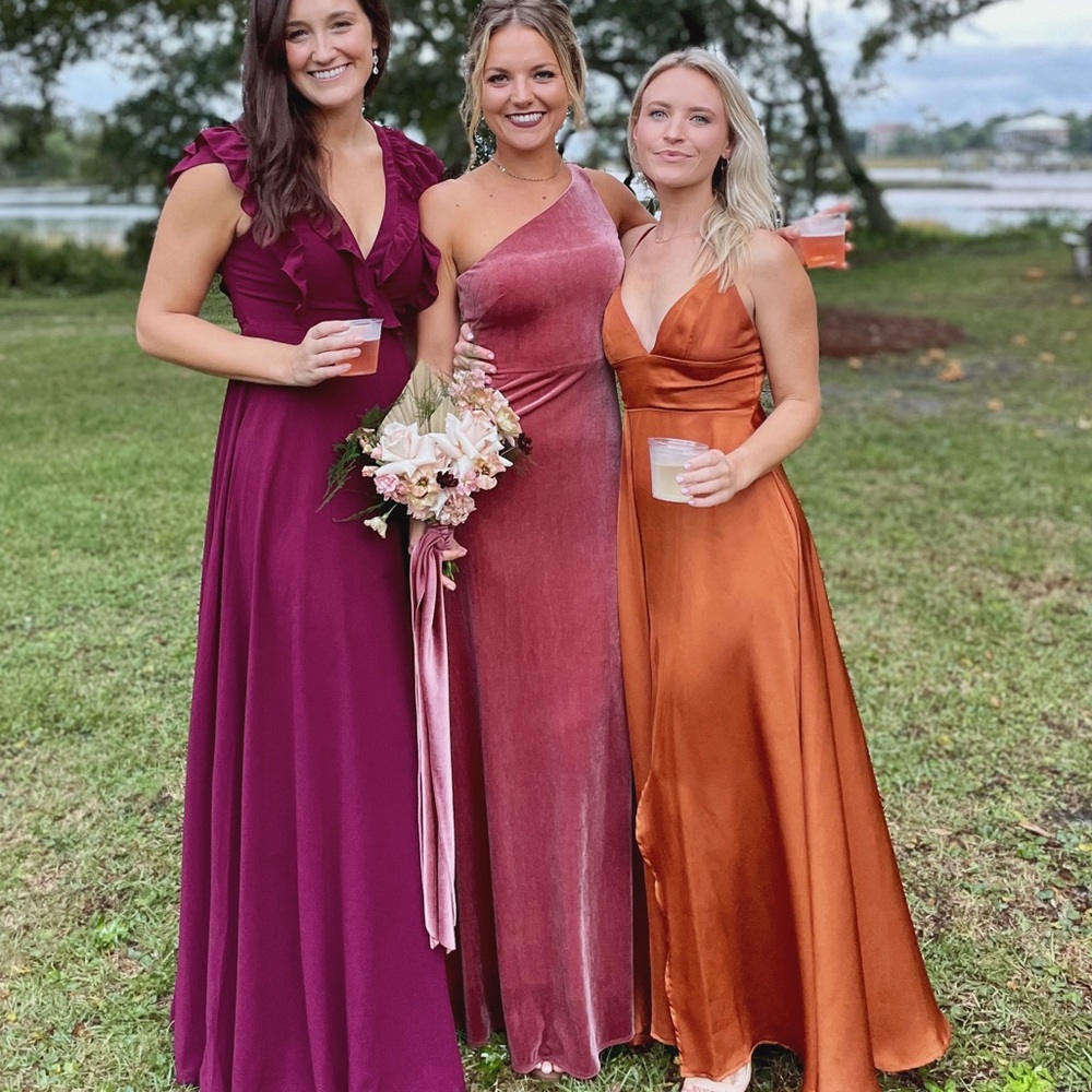 Jenny Yoo - Cybill dress in cinnamon rose